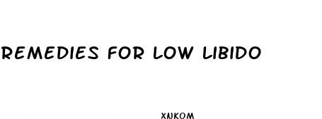 remedies for low libido