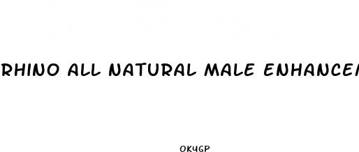 rhino all natural male enhancement