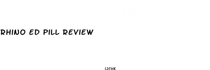 rhino ed pill review