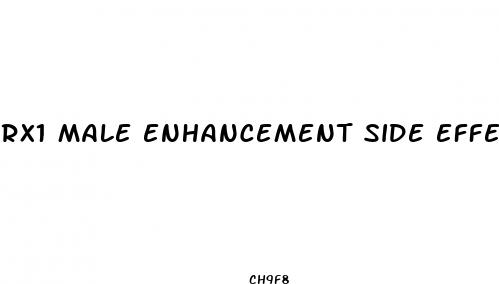 rx1 male enhancement side effects