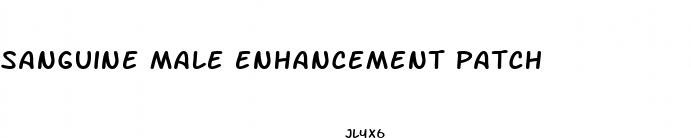 sanguine male enhancement patch