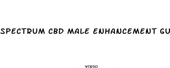 spectrum cbd male enhancement gummies