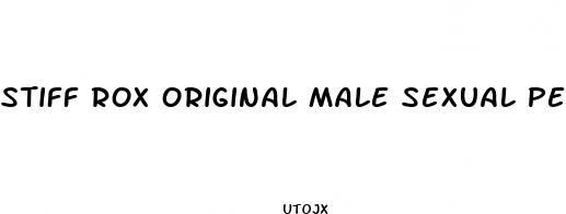 stiff rox original male sexual performance enhancement pills