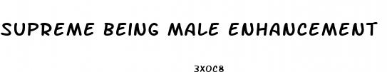 supreme being male enhancement