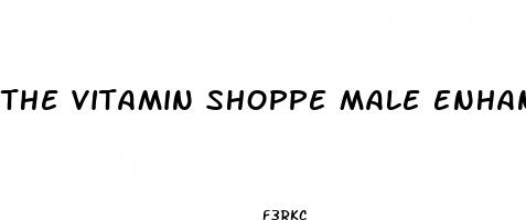the vitamin shoppe male enhancement pills