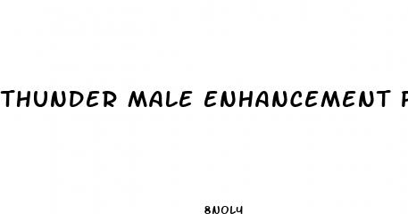 thunder male enhancement pills