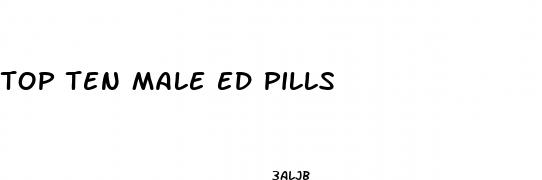 top ten male ed pills