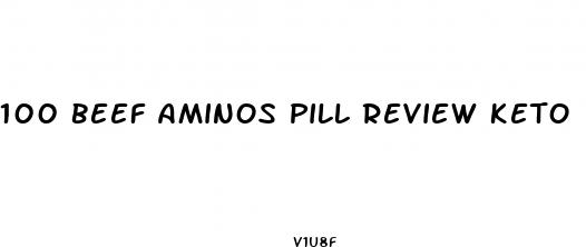 100 beef aminos pill review keto