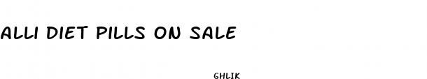 alli diet pills on sale