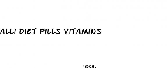 alli diet pills vitamins