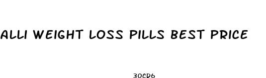 alli weight loss pills best price