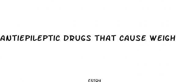 antiepileptic drugs that cause weight loss