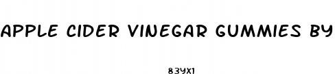 apple cider vinegar gummies by primal harvest