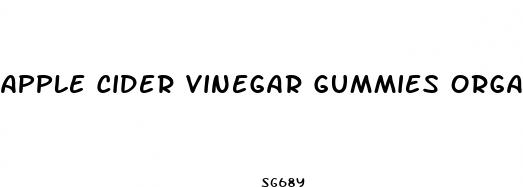 apple cider vinegar gummies organic