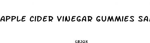 apple cider vinegar gummies sams