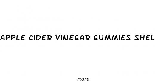 apple cider vinegar gummies shelf life