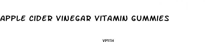 apple cider vinegar vitamin gummies