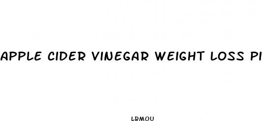 apple cider vinegar weight loss pills side effects