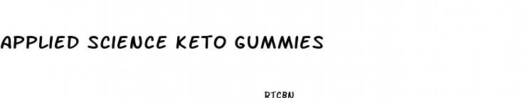 applied science keto gummies
