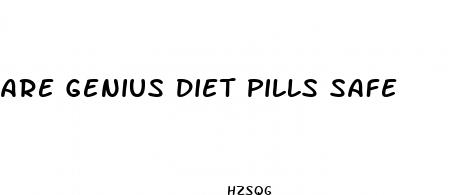 are genius diet pills safe