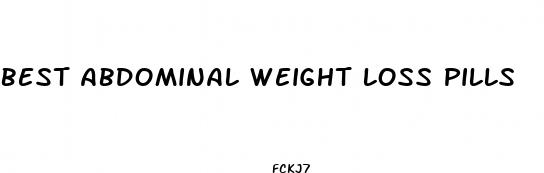 best abdominal weight loss pills