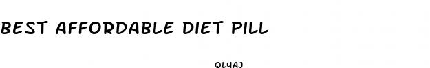 best affordable diet pill