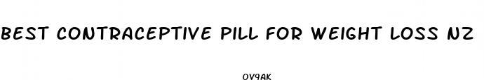 best contraceptive pill for weight loss nz