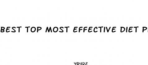 best top most effective diet pills