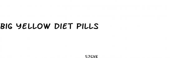 big yellow diet pills