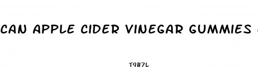 can apple cider vinegar gummies cure bv