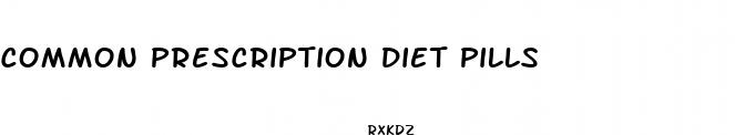 common prescription diet pills