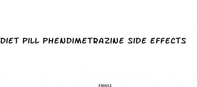 diet pill phendimetrazine side effects