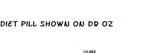 diet pill shown on dr oz