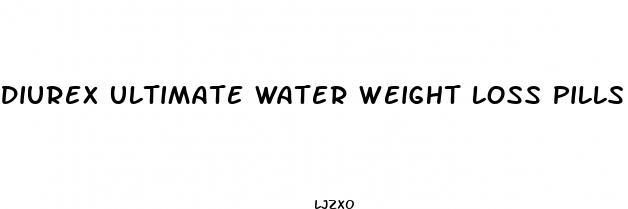 diurex ultimate water weight loss pills