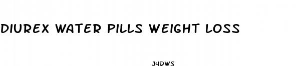 diurex water pills weight loss