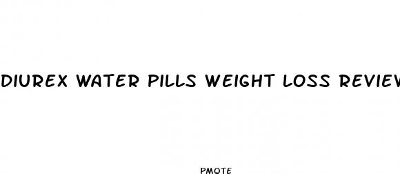 diurex water pills weight loss reviews