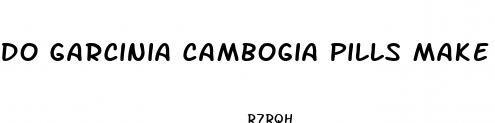 do garcinia cambogia pills make you lose weight