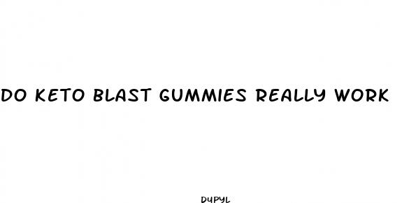 do keto blast gummies really work