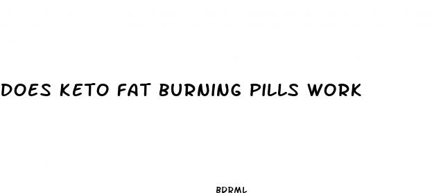 does keto fat burning pills work