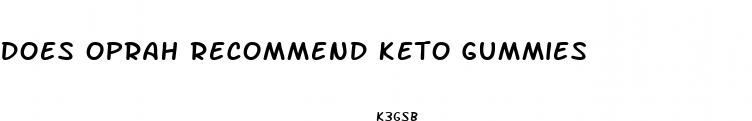 does oprah recommend keto gummies