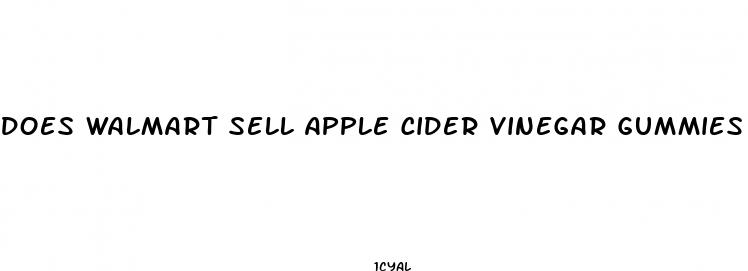 does walmart sell apple cider vinegar gummies