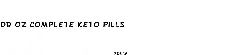 dr oz complete keto pills