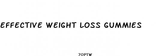 effective weight loss gummies