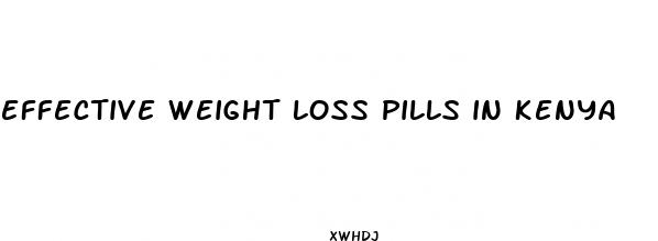 effective weight loss pills in kenya