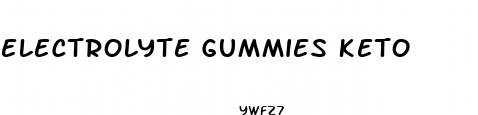 electrolyte gummies keto