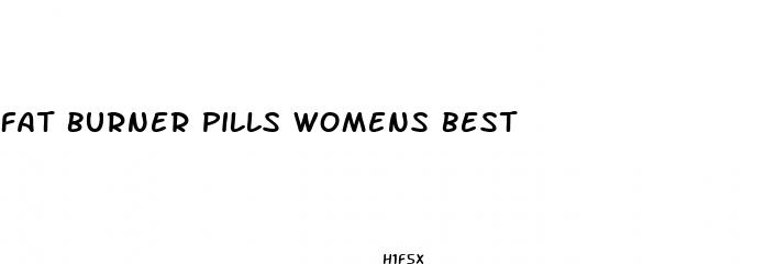 fat burner pills womens best
