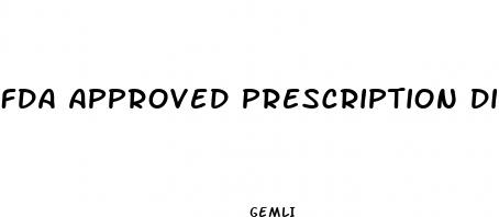 fda approved prescription diet pills