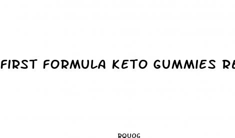 first formula keto gummies reviews