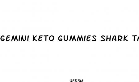gemini keto gummies shark tank