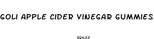 goli apple cider vinegar gummies meijer